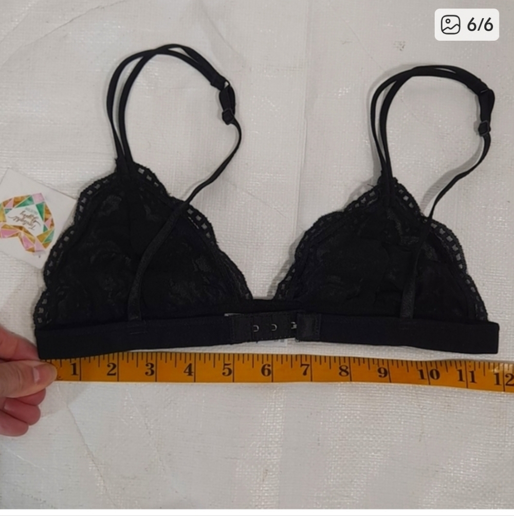 Twilight Gypsy Collection Black Lace Bralette NWT M/L - Picture 4 of 5